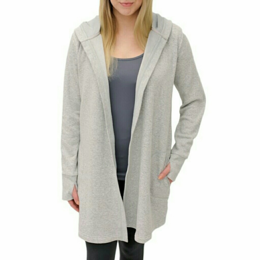 Active Life Casual Open Cardigan Hoodie